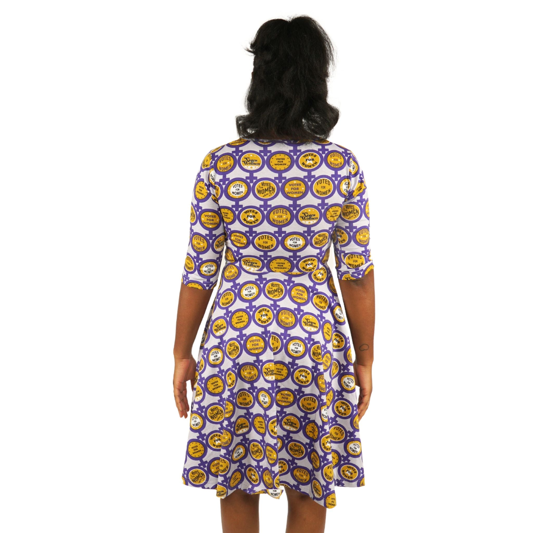 Votes For Women Twirl Dress (Larger Print)