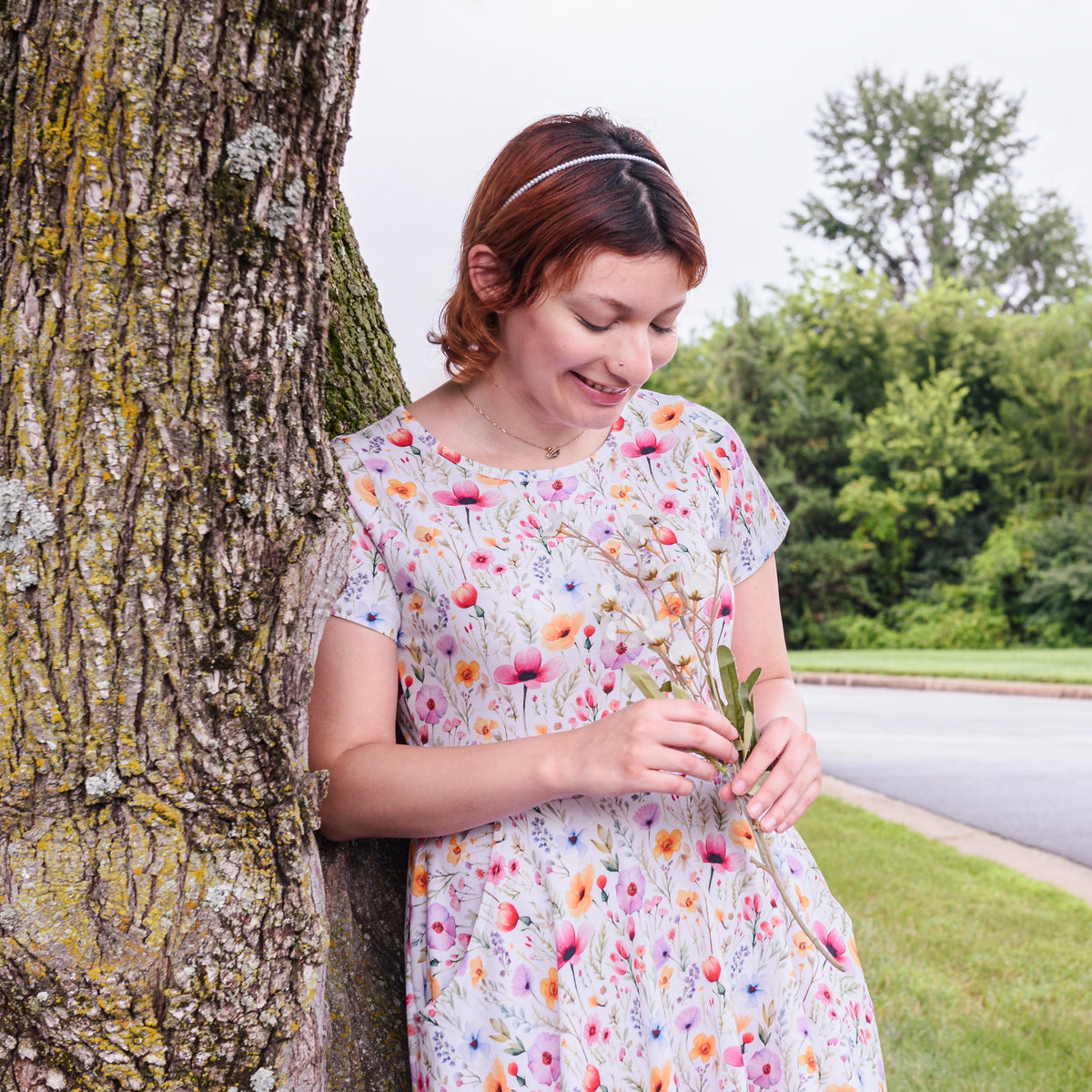 Wildflowers Petite Twirl Dress with Pockets
