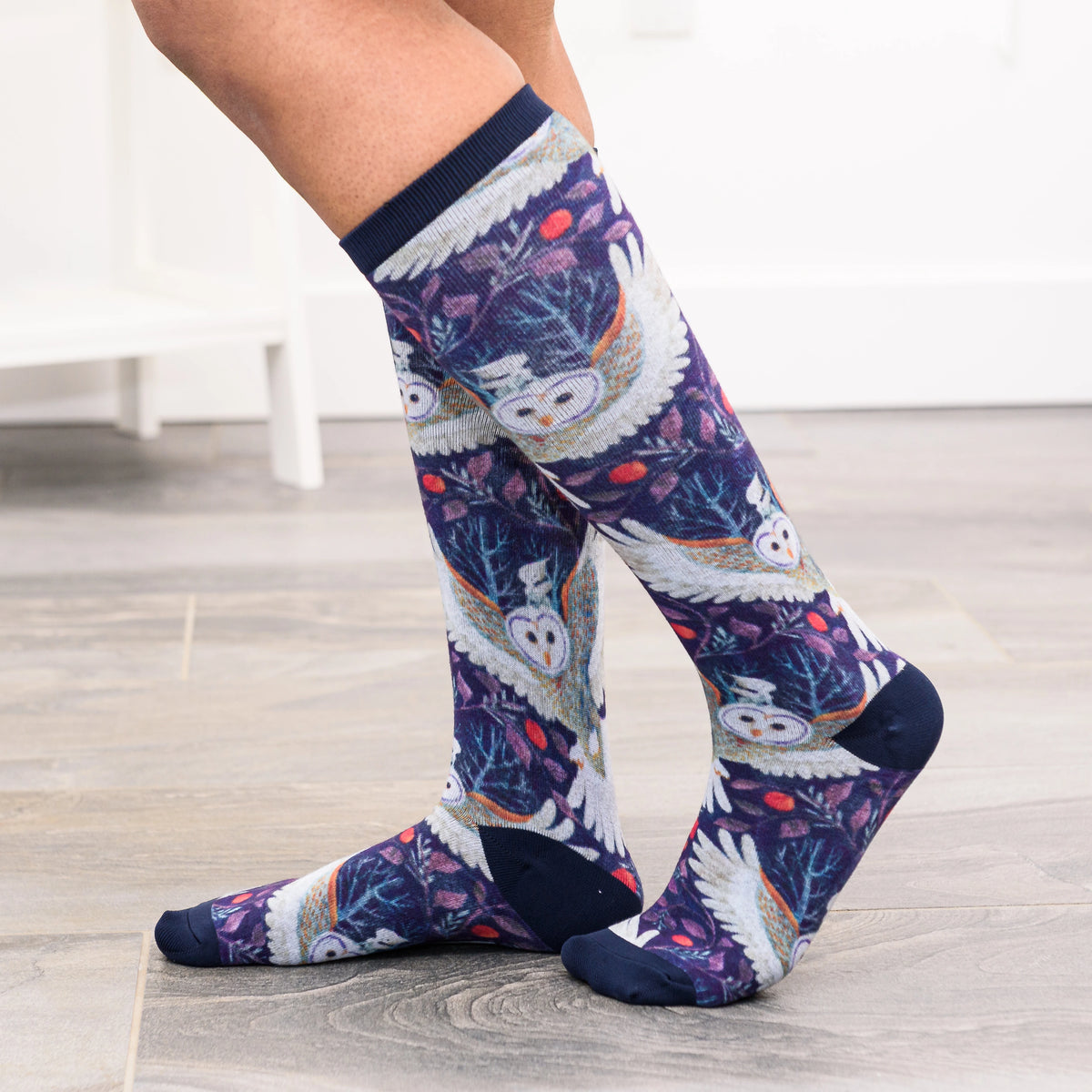 Winter Owl Socks