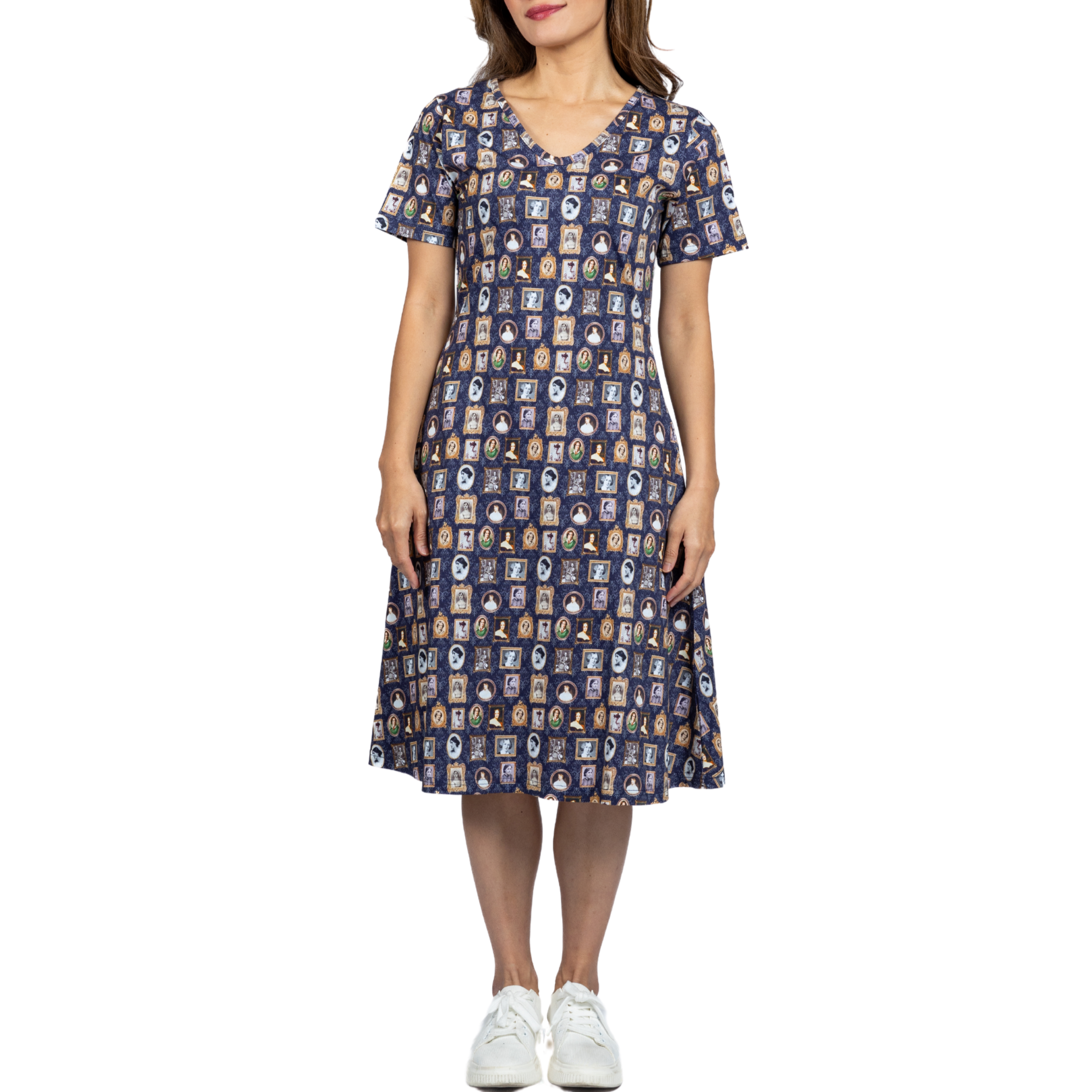 Women Authors A-Line Dress (No Waist Seam)