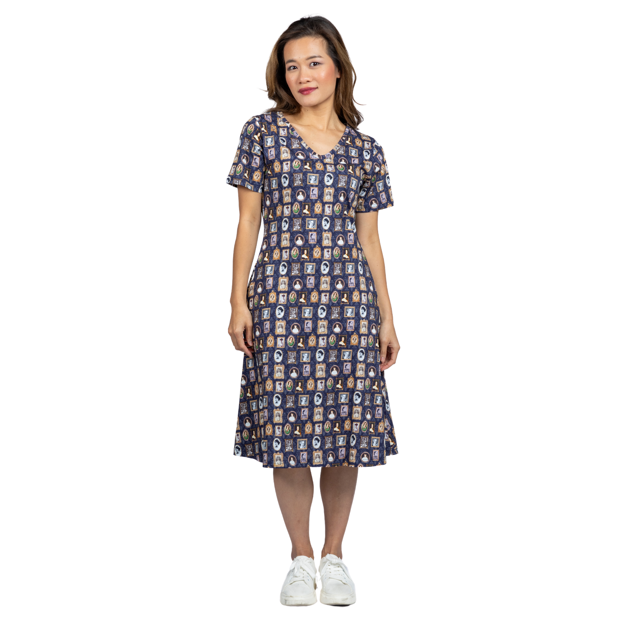 Women Authors A-Line Dress (No Waist Seam)