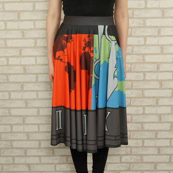 Climate Clock Twirl Skirt [FINAL SALE]