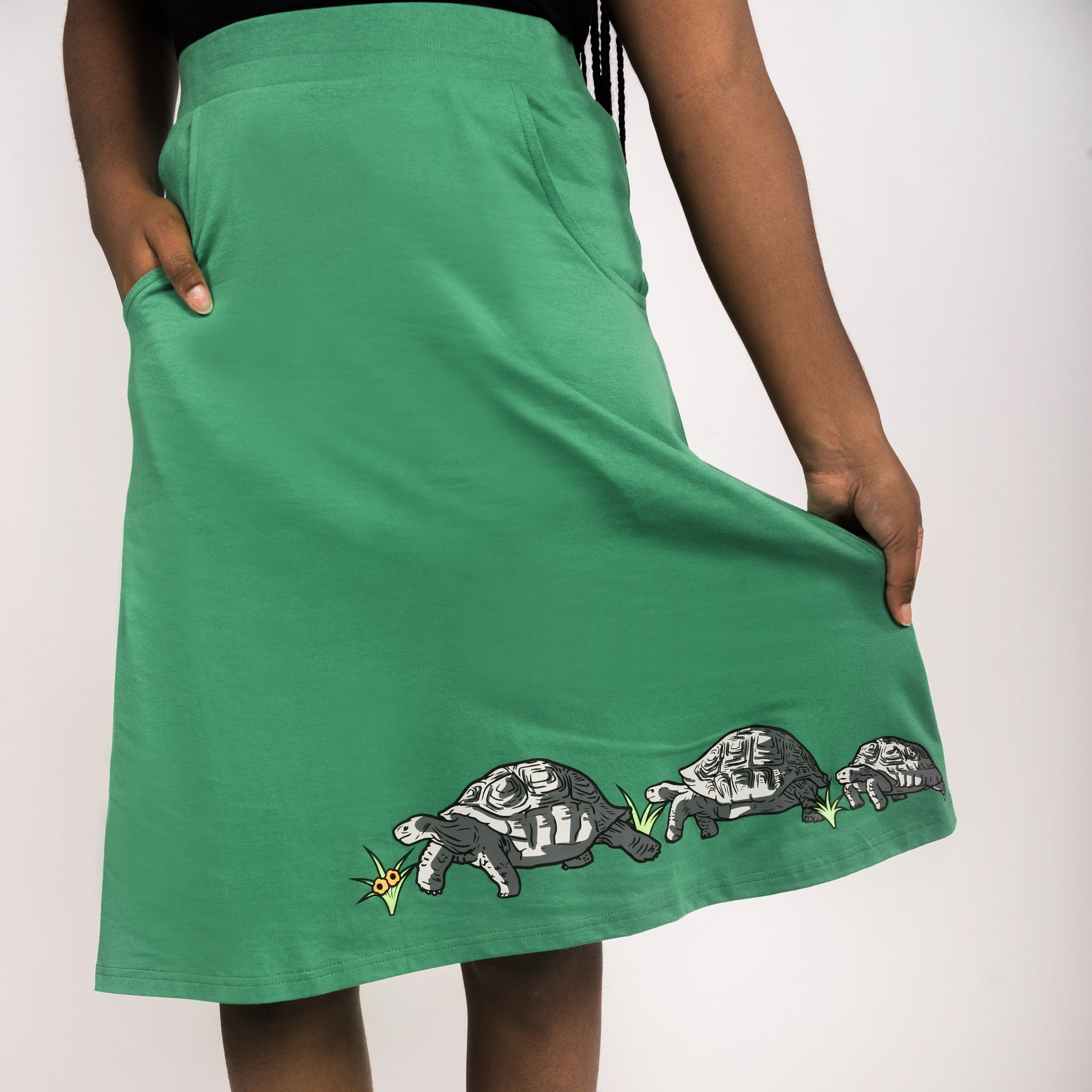 Tortoise A-Line Skirt [FINAL SALE]