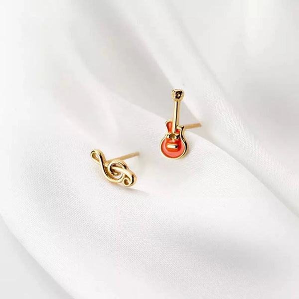 String Music Sterling Silver Mismatched Earrings [FINAL SALE]