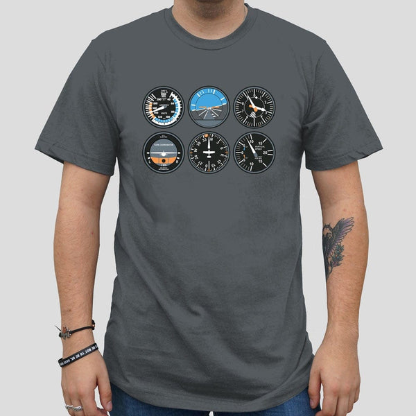 Airplane Dials Unisex Adults T-shirt [FINAL SALE]