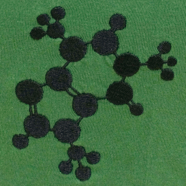 Caffeine Molecule Embroidery Katherine Dress