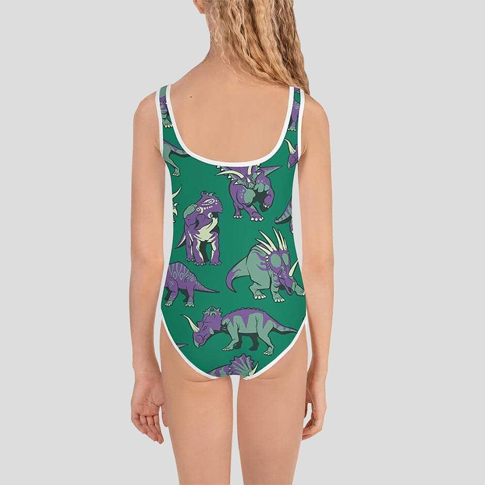Ceratopsids Custom All-Over Print Kids Swimsuit
