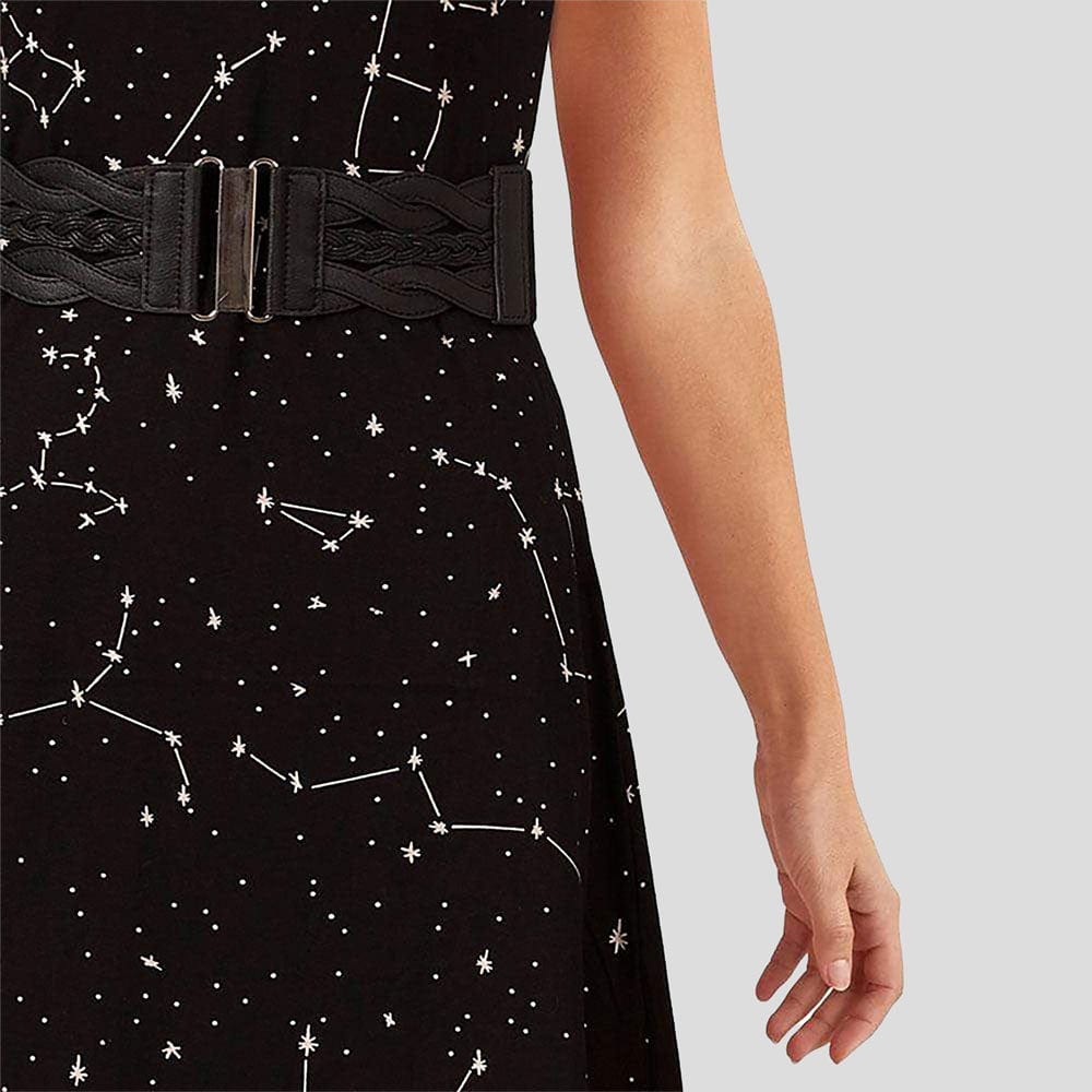 Constellations Glow-in-the-Dark A-Line Dress (No Waist Seam)