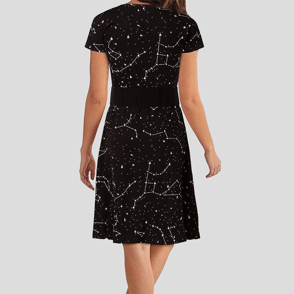 Constellations Glow-in-the-Dark A-Line Dress