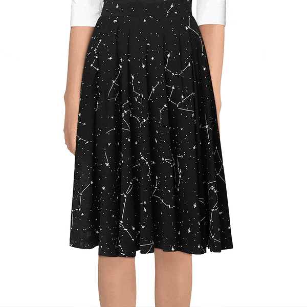 Constellations Glow-in-the-dark Twirl Skirt