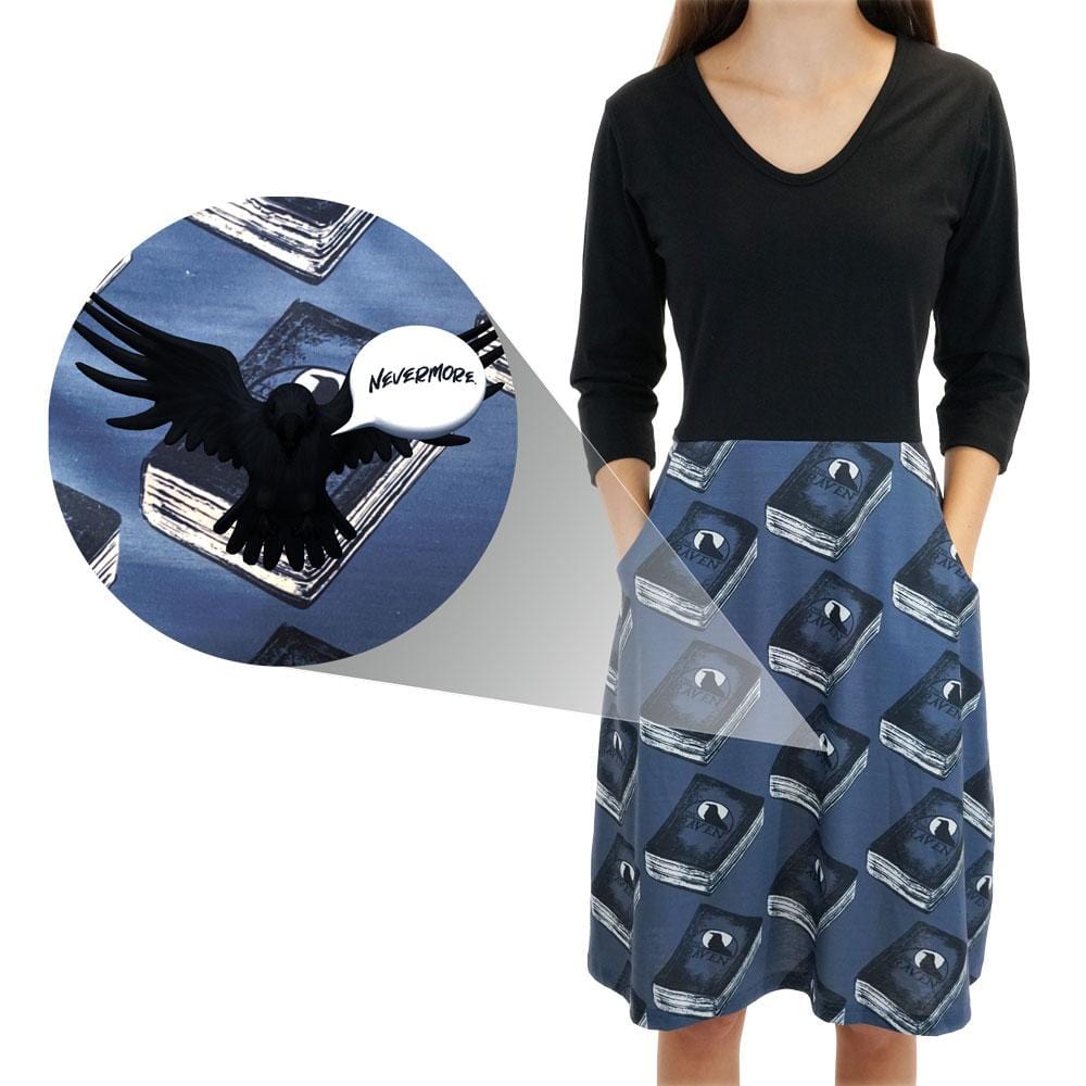 Augmented Reality: Quoth The Raven "Nevermore" Ada Dress