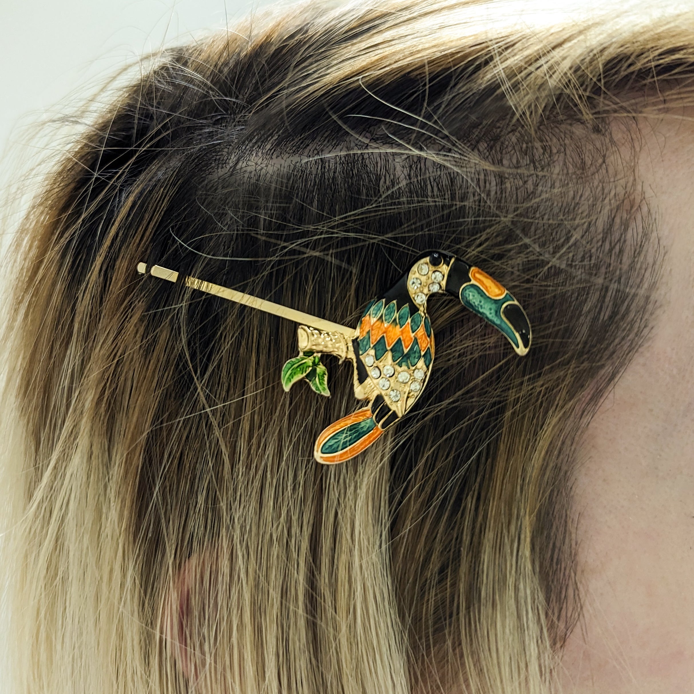 Toucan Bird Hair Pin