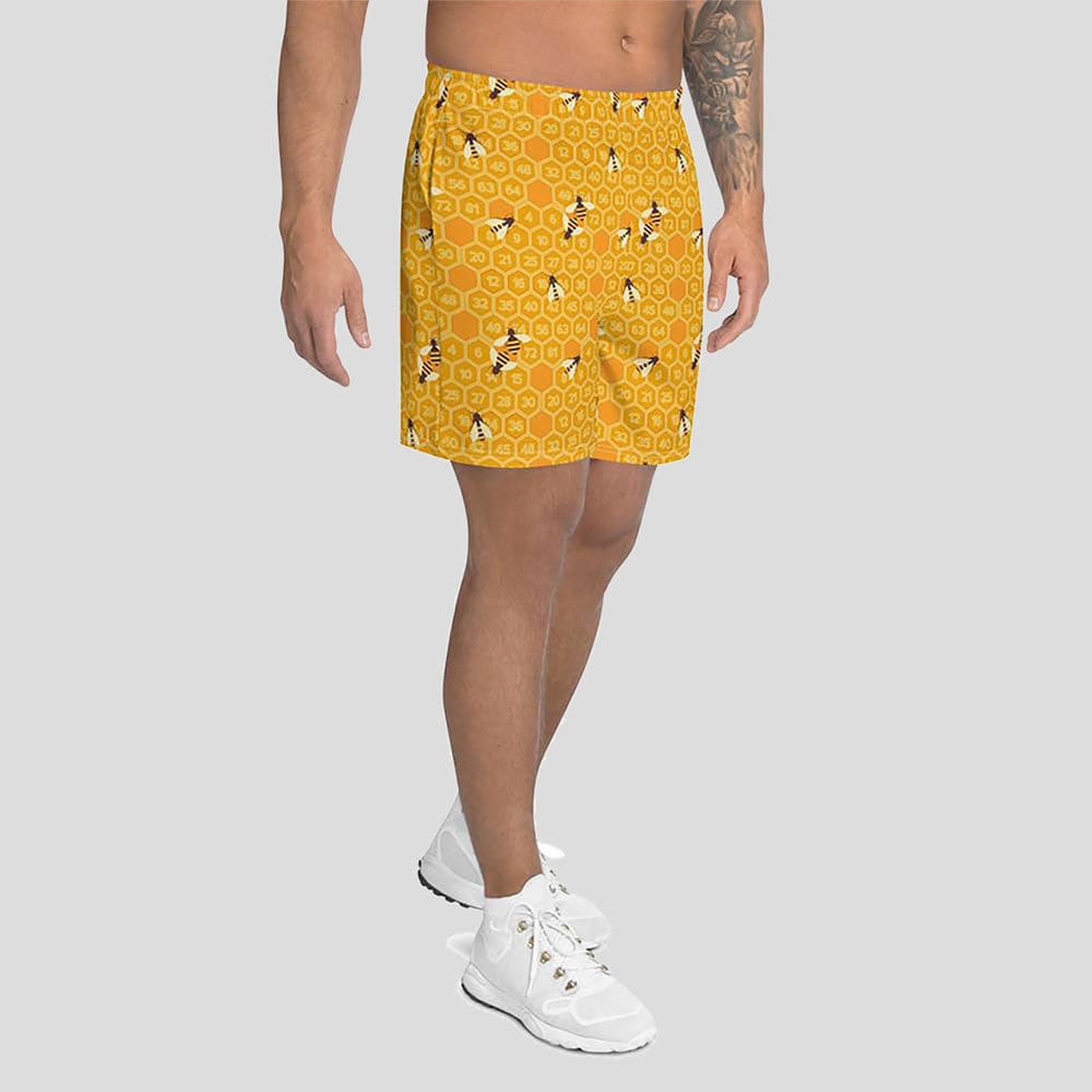 Honeycomb Athletic Shorts (POD)