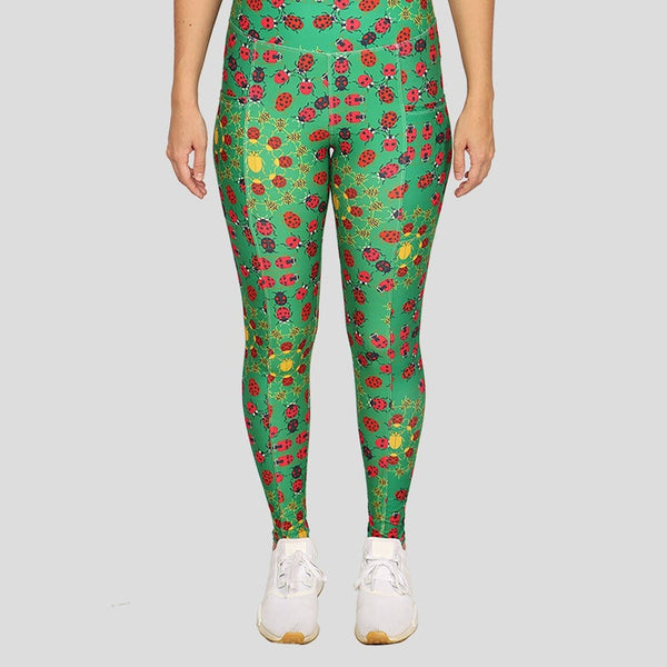 Ladybugs Adults Leggings with Pockets [FINAL SALE]