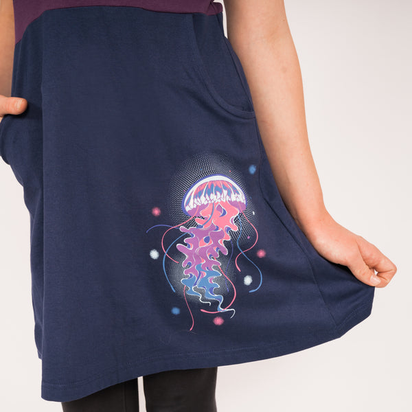 Jellyfish Glow-in-the-Dark Kids Dress [FINAL SALE]