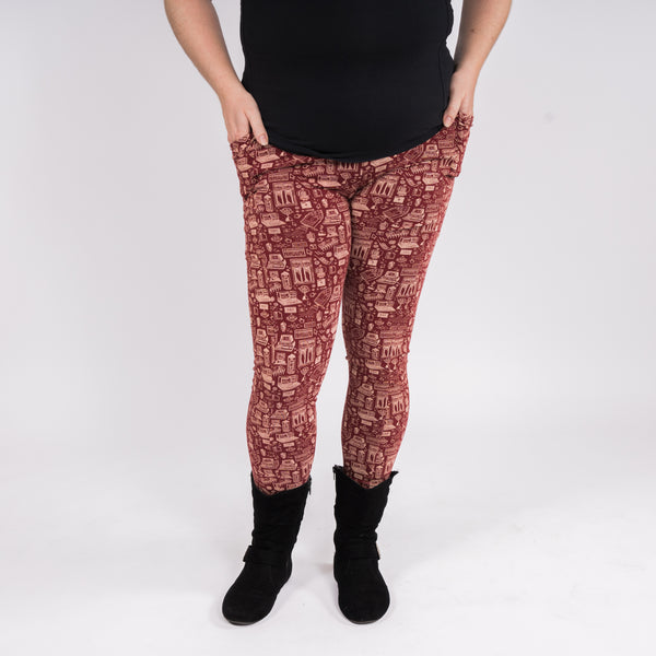 The History of the Computer Adults Leggings with Pockets [FINAL SALE]