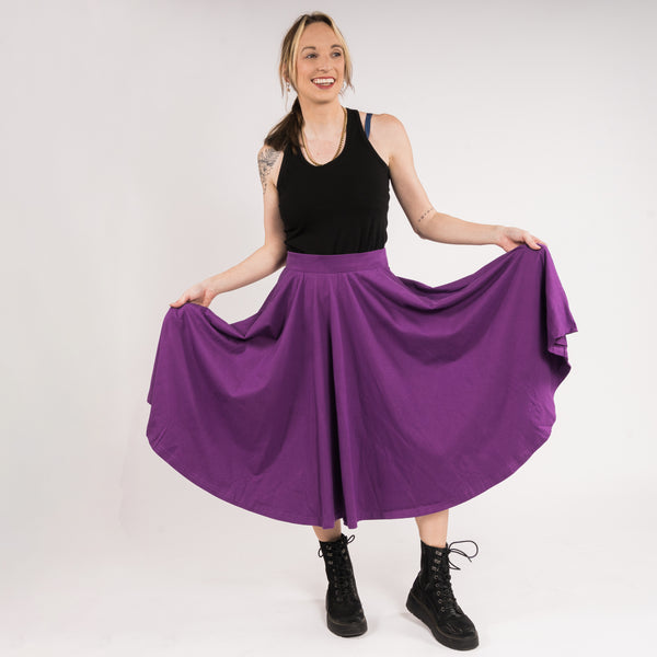 Ultraviolet Twirl Skirt [FINAL SALE]