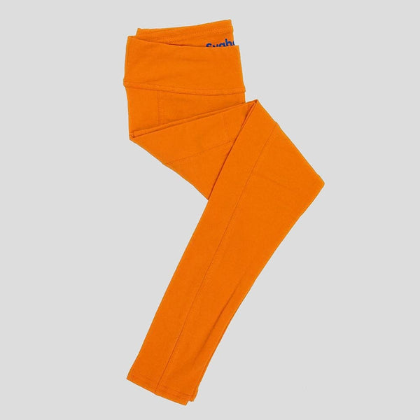 Orange Kids Athletic Fit Leggings with Pockets [FINAL SALE]