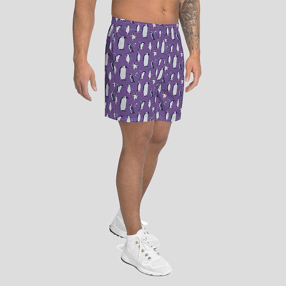 Penguins Custom Athletic Shorts