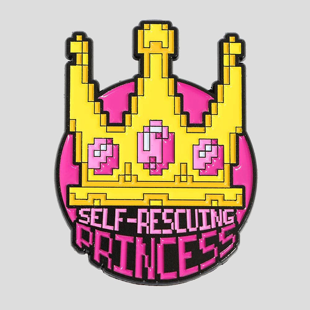 Self-Rescuing Princess Enamel Pin