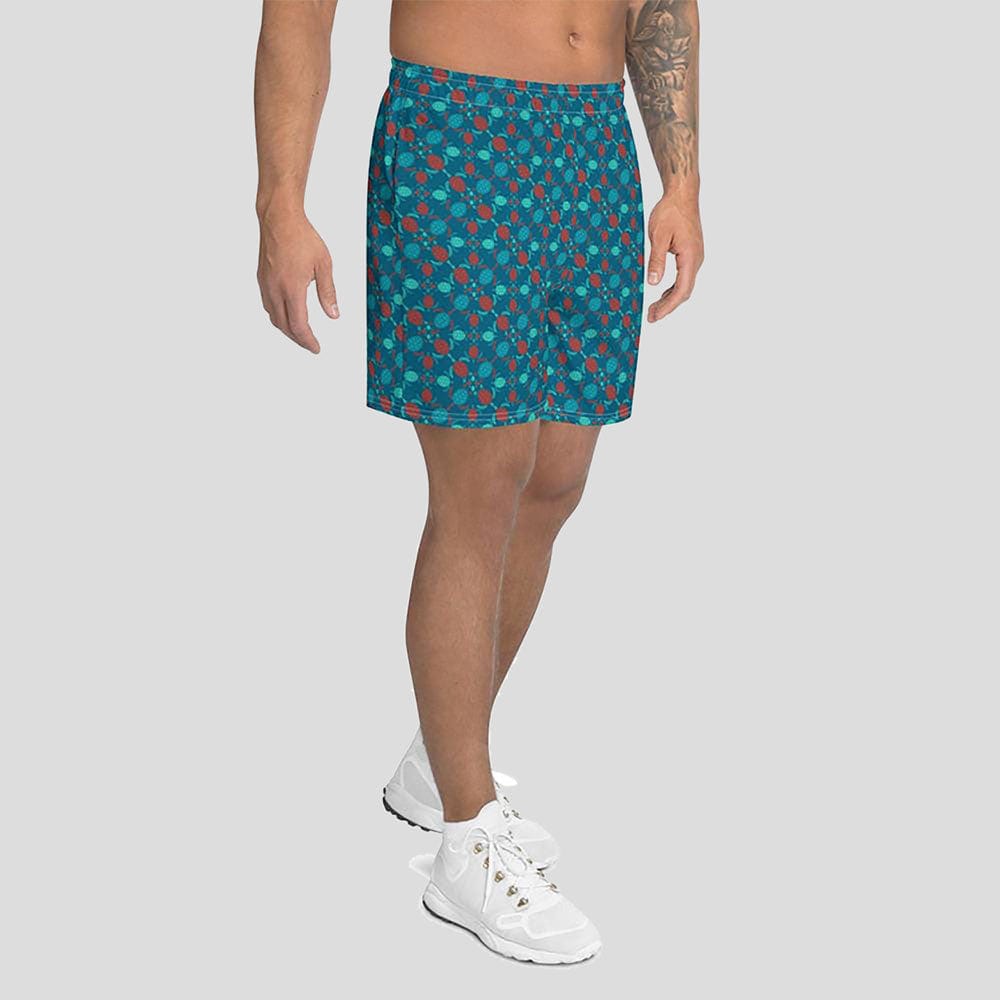 Sea Turtles Custom Athletic Shorts
