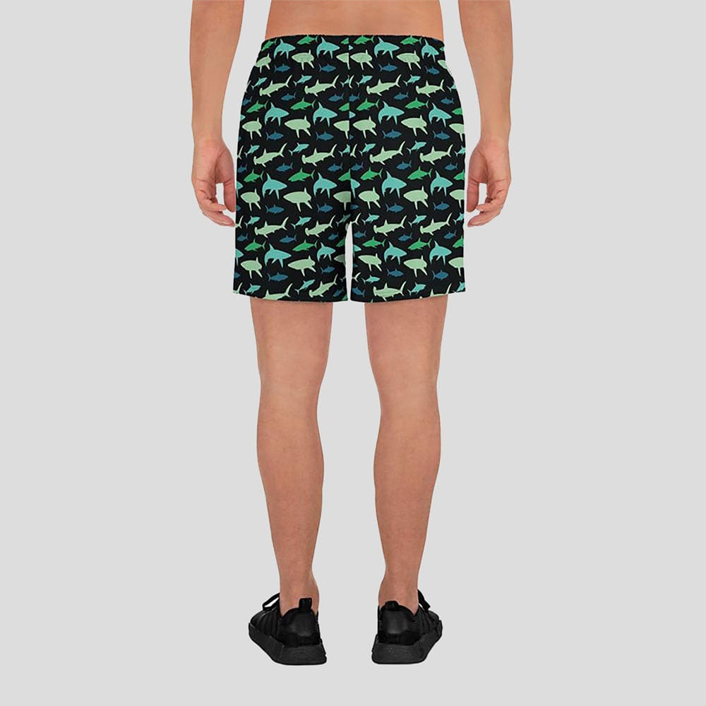 Sharks Custom Athletic Shorts