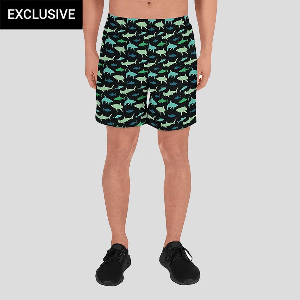 Sharks Custom Athletic Shorts