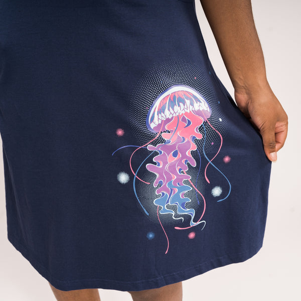 Jellyfish Glow-in-the-Dark Ruby Dress [FINAL SALE]