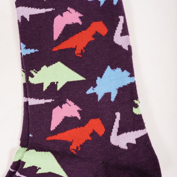 Origami Dinosaur Socks