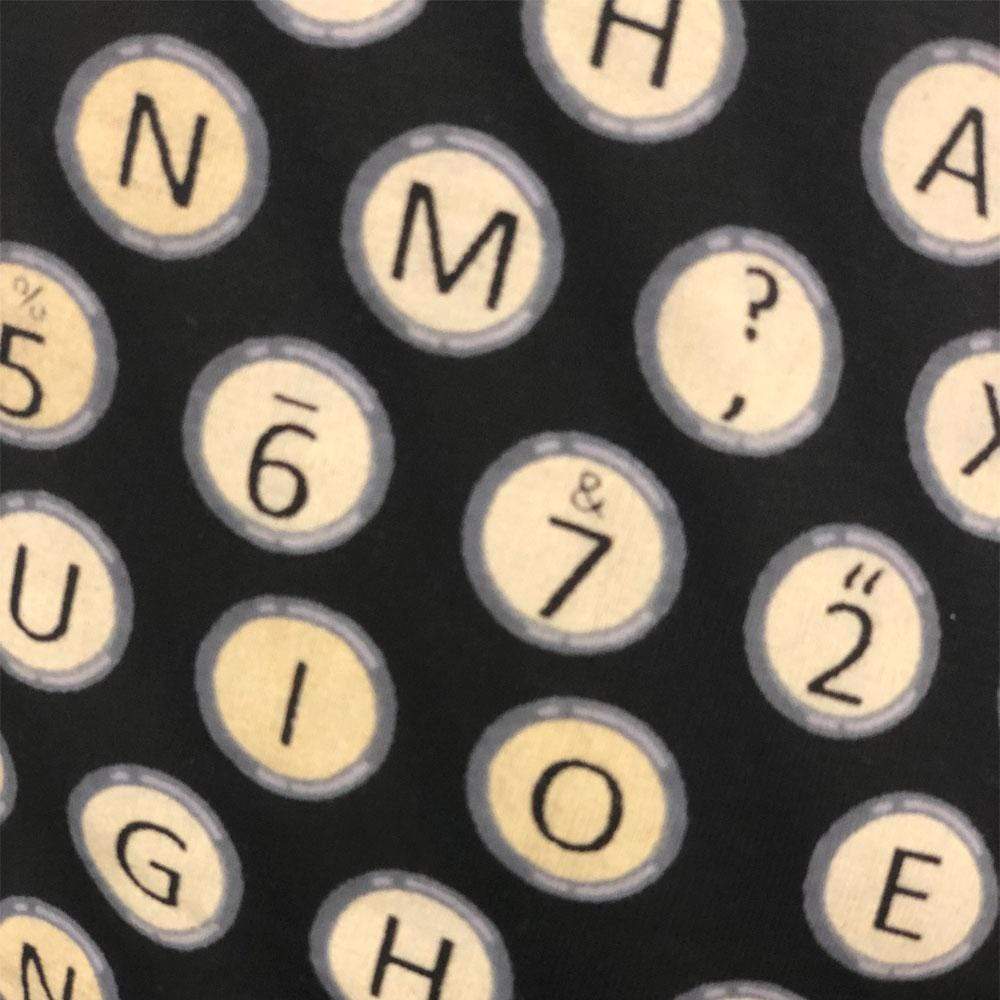 Typewriter Keys Polka Dots Rosalind Dress
