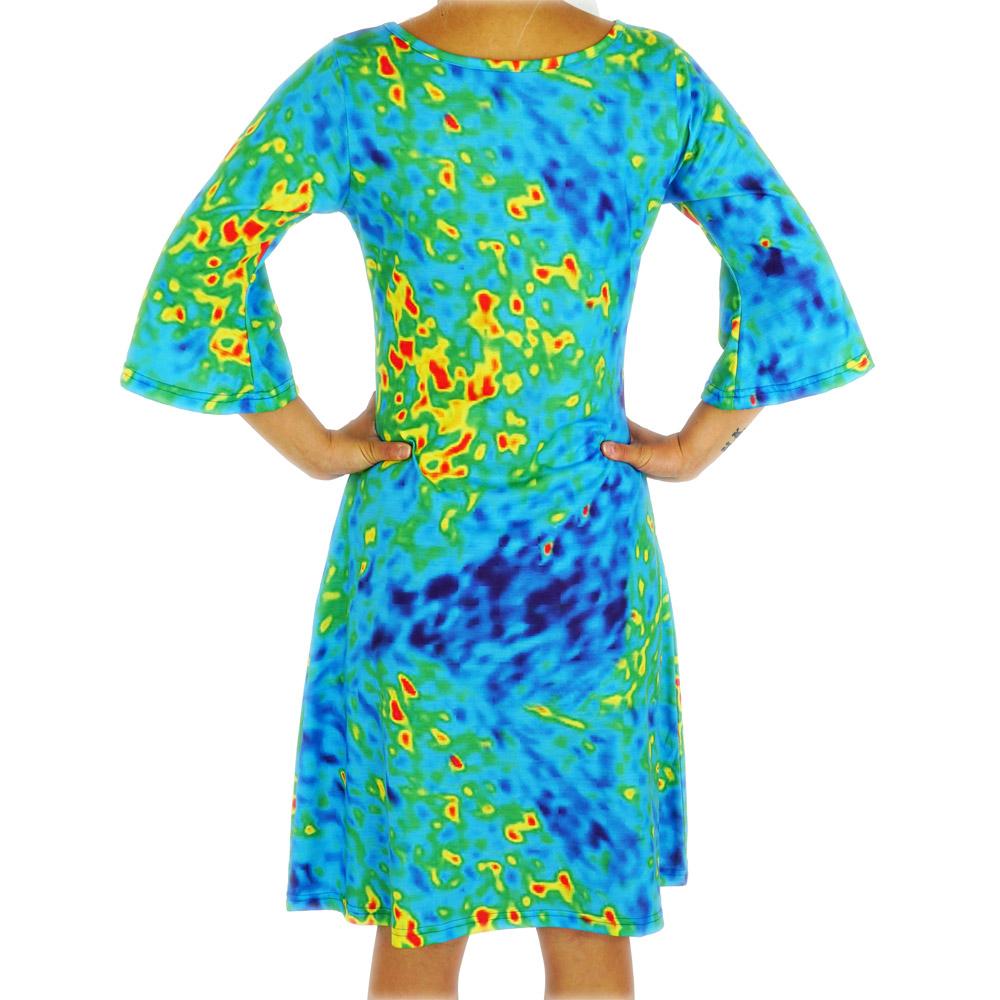 Radiant Cosmic Colors Curie Dress