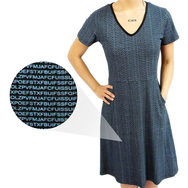 Cryptology Fit & Flare Dress