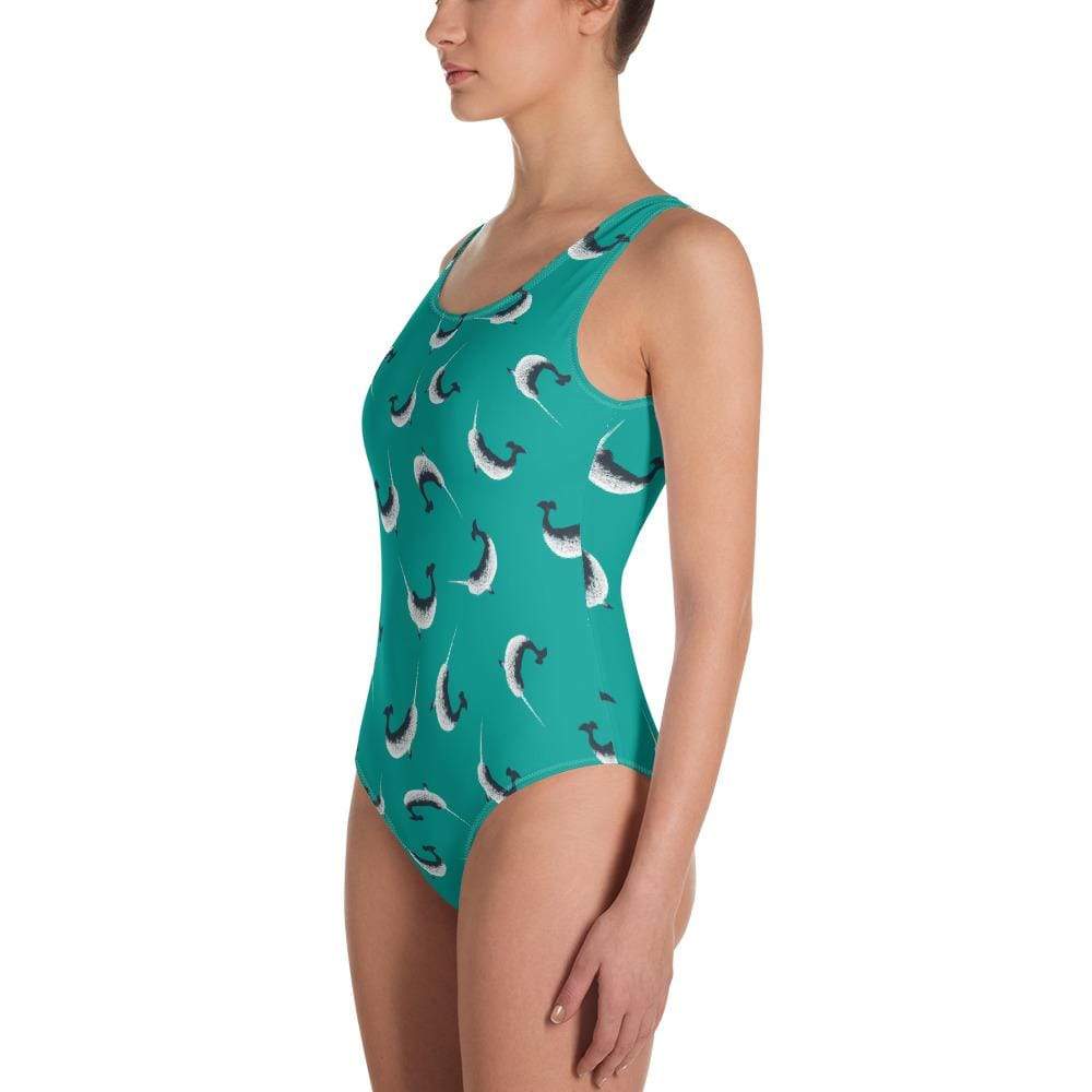 Narwhals Custom One-Piece Swimsuit