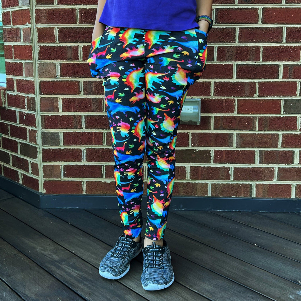 Leggings with pockets kids deals