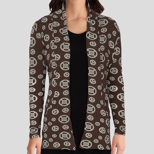 Cogs and Sprockets Burnout Cardigan [FINAL SALE]
