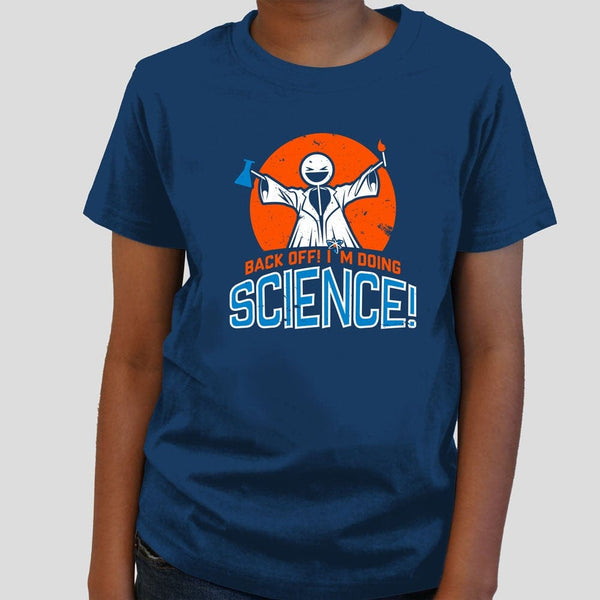 Back Off, I'm Doing Science! Kids T-shirt [FINAL SALE]