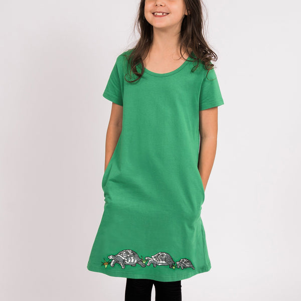Tortoise Kids A-Line Dress [FINAL SALE]