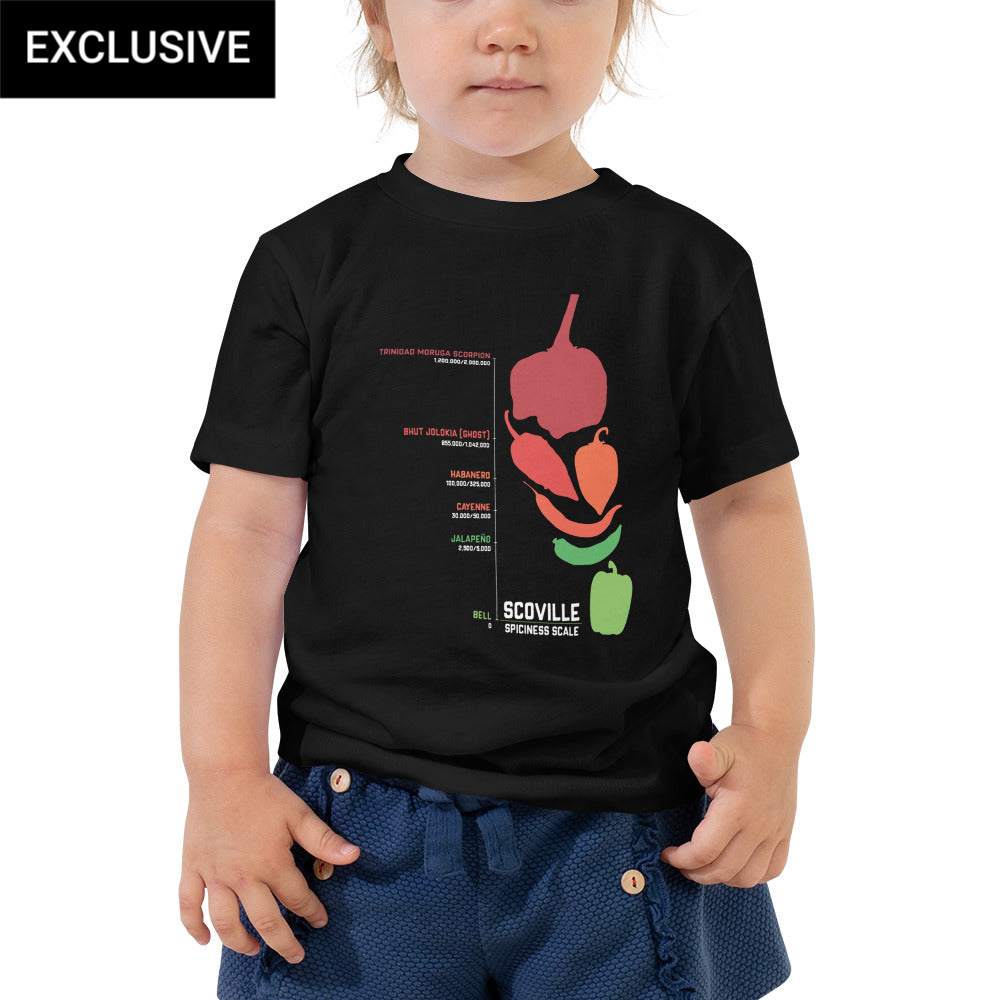 Scoville Scale Toddler T-Shirt (POD)