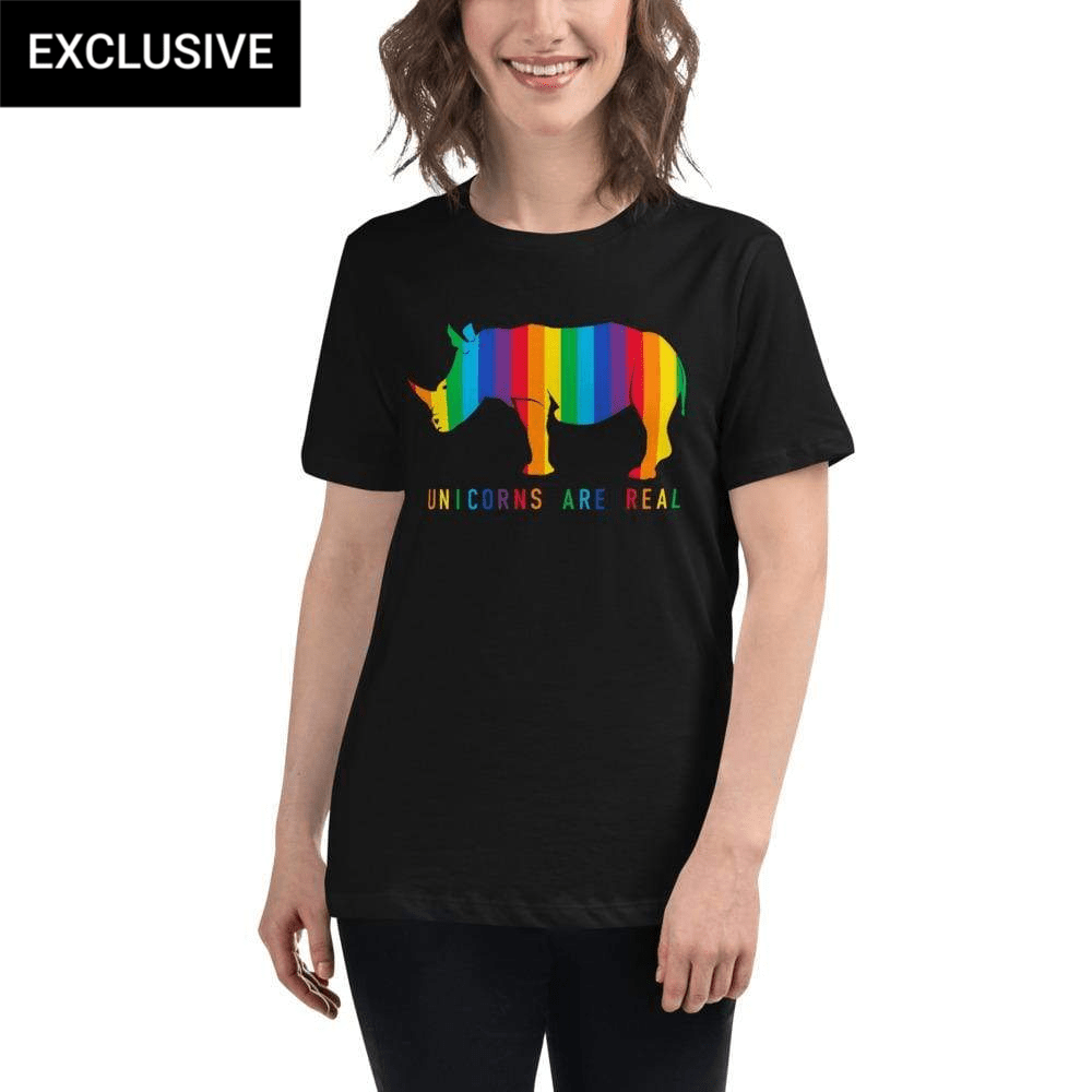 Unicorns Are Real Relaxed T-Shirt (POD)