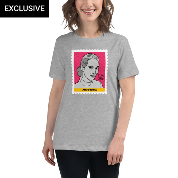 Jane Goodall Custom Relaxed T-Shirt