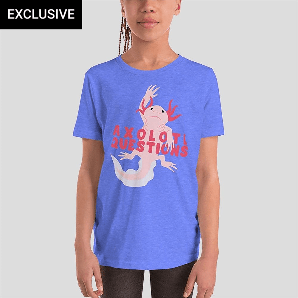 Axolotl Questions Kids T-Shirt (POD)
