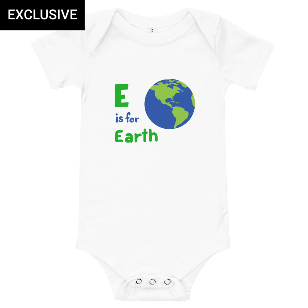 E for Earth Custom Baby Bodysuit