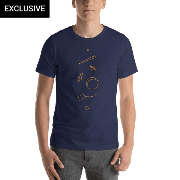 Minimal Space Custom Unisex T-Shirt