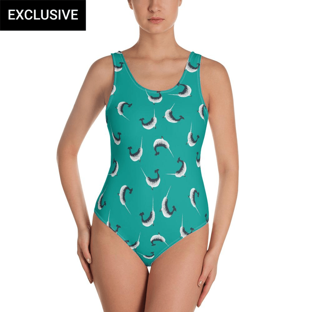 Narwhals One-Piece Swimsuit (POD)