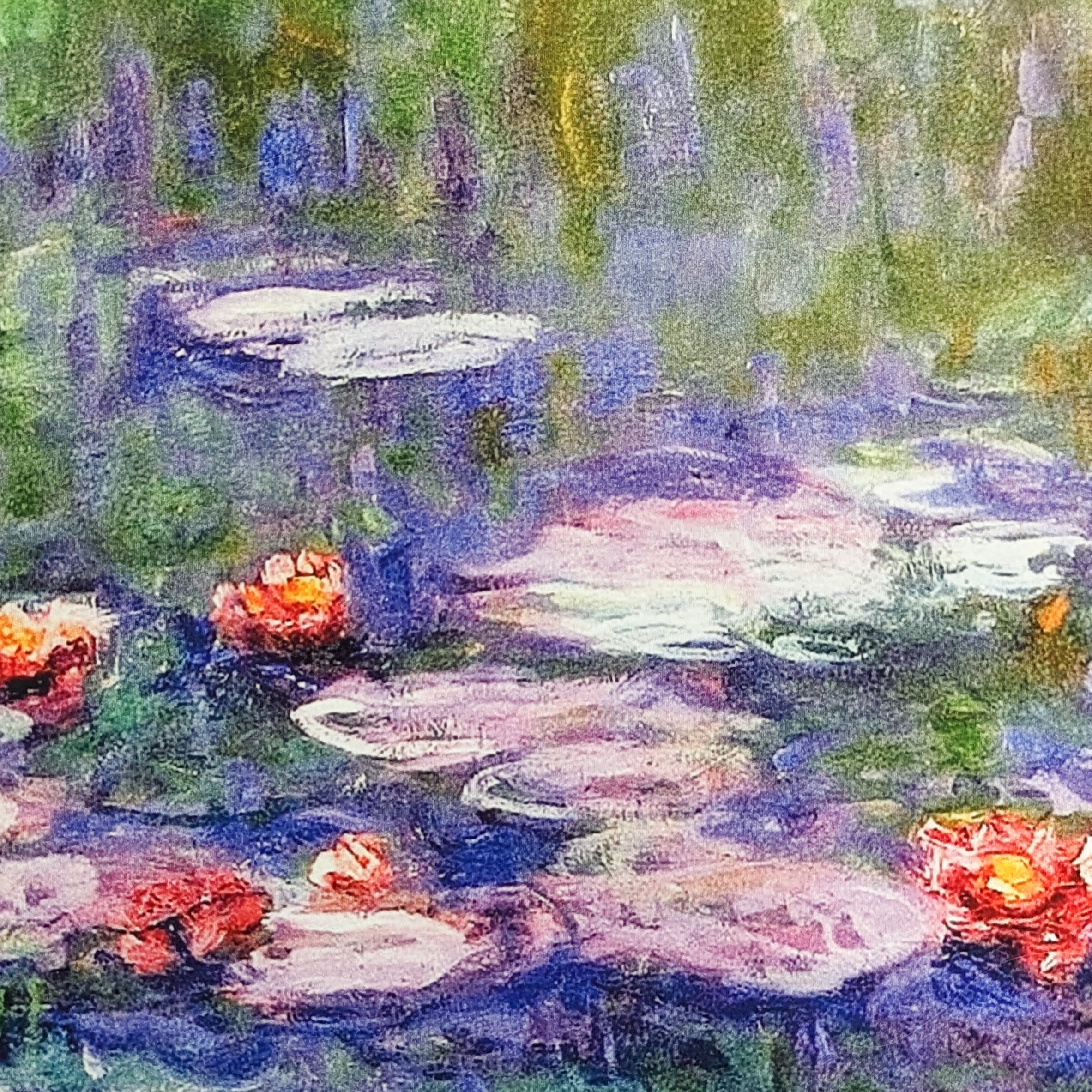 Monet's Water Lilies A-Line Dress (No Waist Seam)