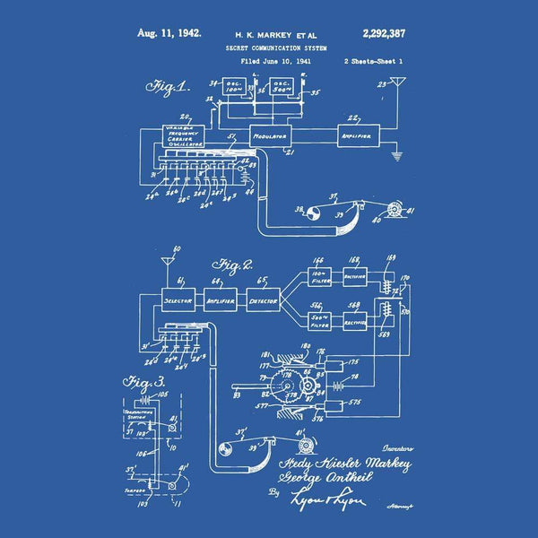 Patent US2292387 Unisex Adults T-shirt [FINAL SALE]
