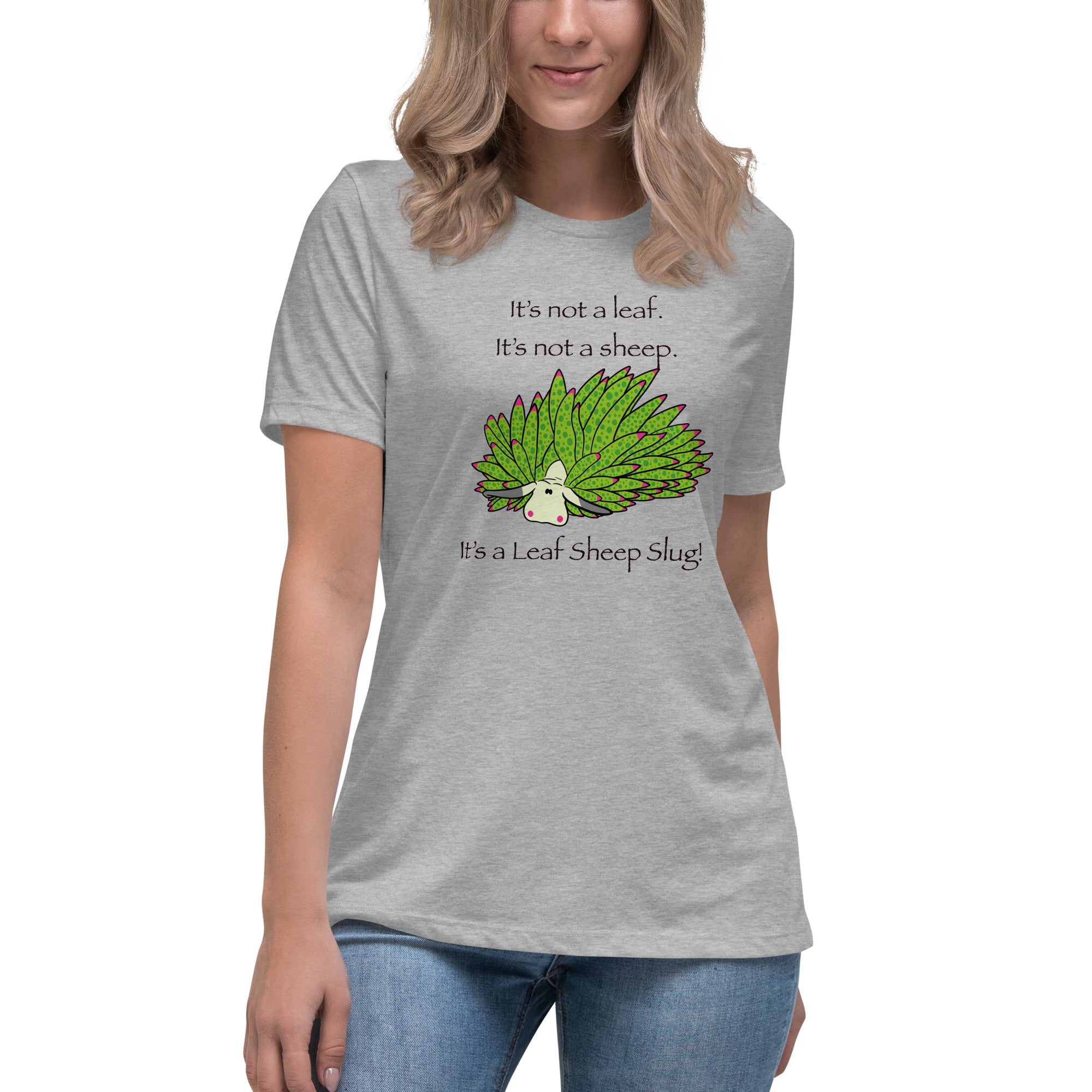 Leaf Sheep Sea Slug Relaxed T-Shirt (POD)