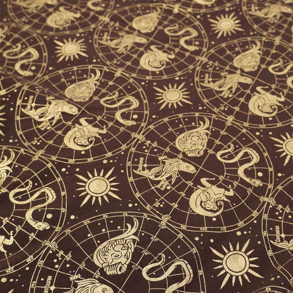 Faraway Astrology Foil Print Rosalind Dress