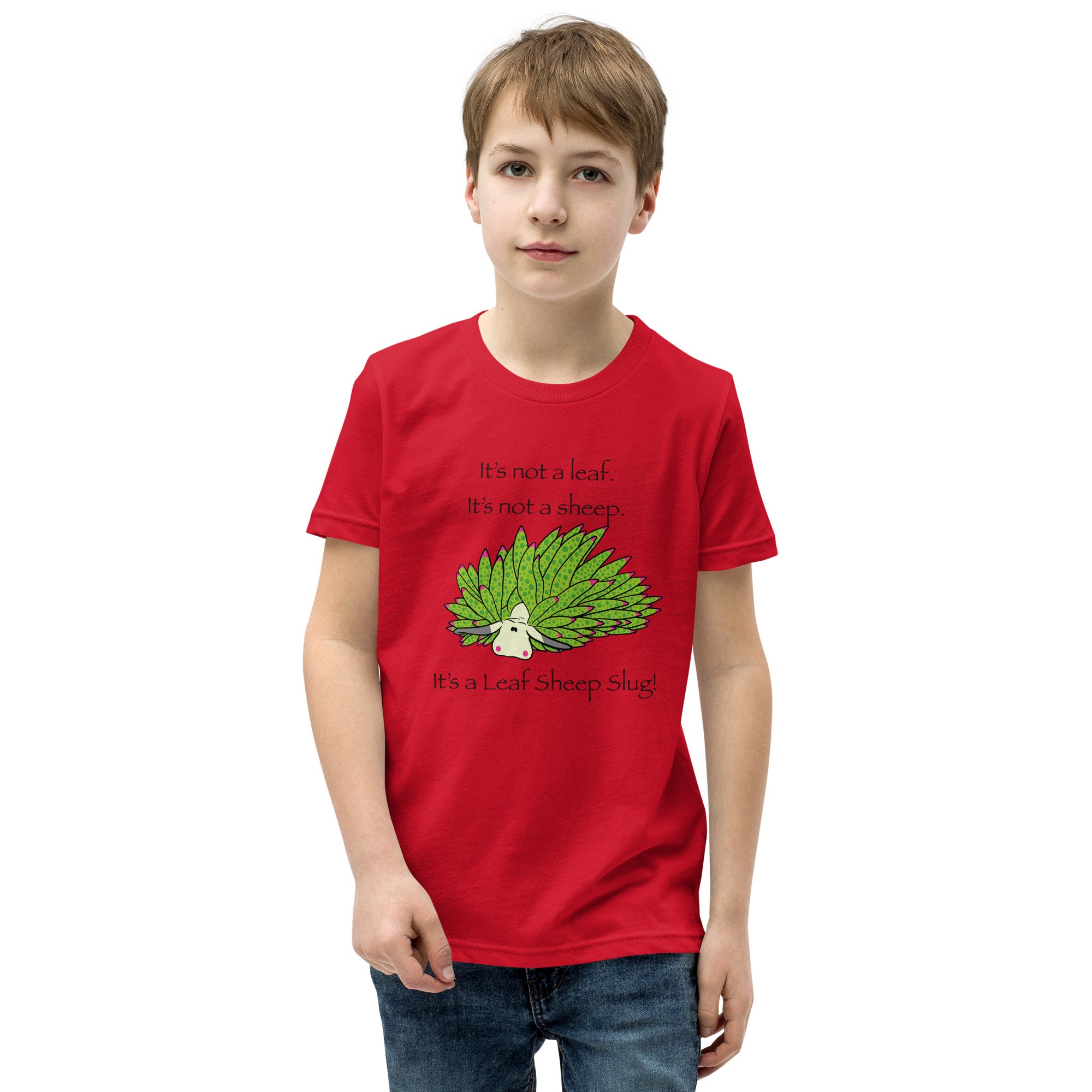 Leaf Sheep Sea Slug Custom Kids T-Shirt